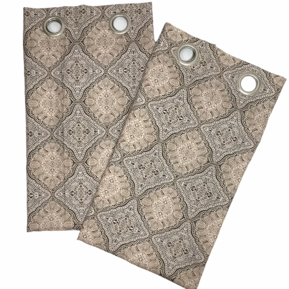Curtain Set of 2 Panels Grommet Top